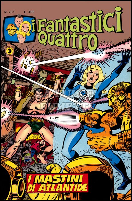 FANTASTICI QUATTRO #   231: I MASTINI DI ATLANTIDE